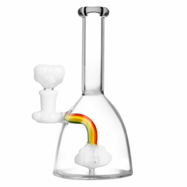 Buy "Taste the Rainbow" Rainbow Cloud Beaker Bong in australia