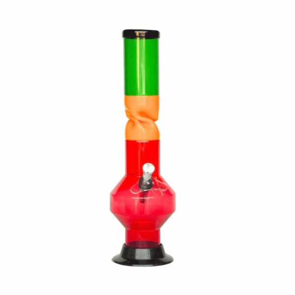 Buy Acrylic Twist Polygon Base Bong | Rasta in australia