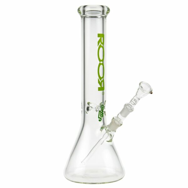 Buy ROOR Little Sista Beaker Ice Bong 7.0mm Green logo | 35cm | 14.5mm in australia