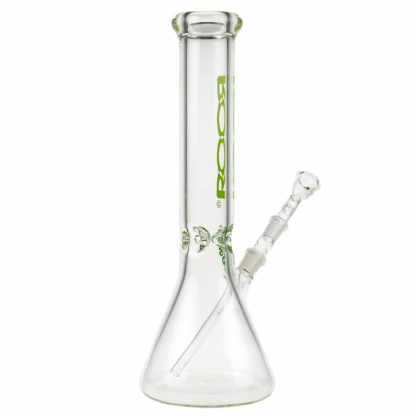 Buy ROOR Little Sista Beaker Ice Bong 7.0mm Green logo | 35cm | 14.5mm in australia