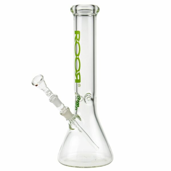 Buy ROOR Little Sista Beaker Ice Bong 7.0mm Green logo | 35cm | 14.5mm in australia