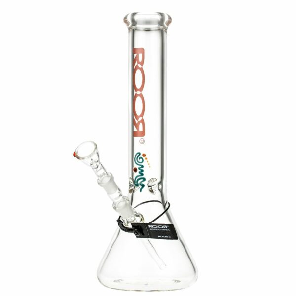 Buy ROOR Little Sista Beaker Ice Bong 7.0mm Red logo | 35cm | 14.5mm in australia