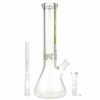 Buy ROOR Little Sista Beaker Ice Bong 7.0mm Green logo | 35cm | 18.8mm in australia