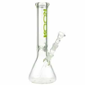 Buy ROOR Little Sista Beaker Ice Bong 7.0mm Green logo | 35cm | 18.8mm in australia