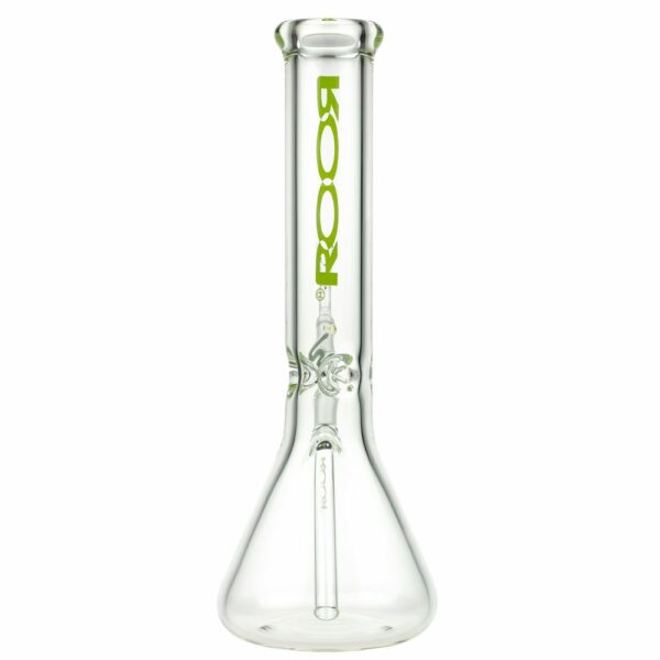 Buy ROOR Little Sista Beaker Ice Bong 7.0mm Green logo | 35cm | 18.8mm in australia