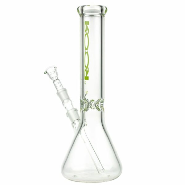 Buy ROOR Little Sista Beaker Ice Bong 7.0mm Green logo | 35cm | 18.8mm in australia