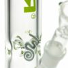 Buy ROOR Little Sista Beaker Ice Bong 7.0mm Green logo | 35cm | 18.8mm in australia