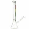 Buy ROOR Little Sista Beaker Base 7mm Glass Ice Bong | Rasta | 45cm in australia