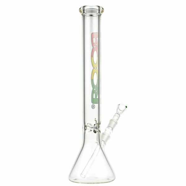 Buy ROOR Little Sista Beaker Base 7mm Glass Ice Bong | Rasta | 45cm in australia