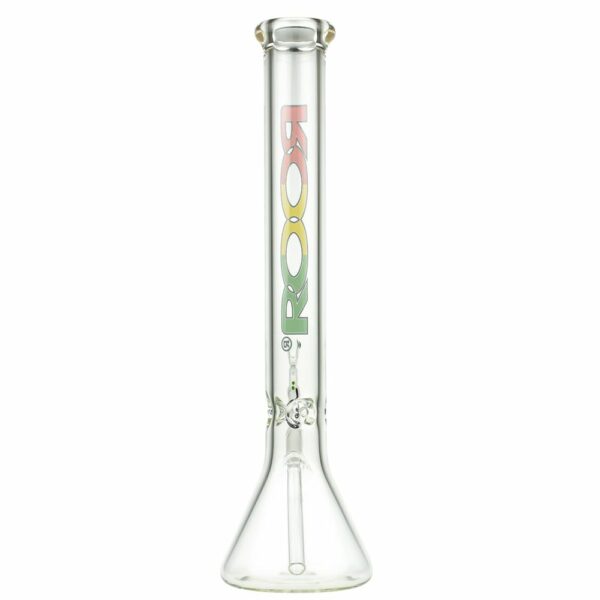 Buy ROOR Little Sista Beaker Base 7mm Glass Ice Bong | Rasta | 45cm in australia