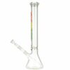 Buy ROOR Little Sista Beaker Base 7mm Glass Ice Bong | Rasta | 45cm in australia