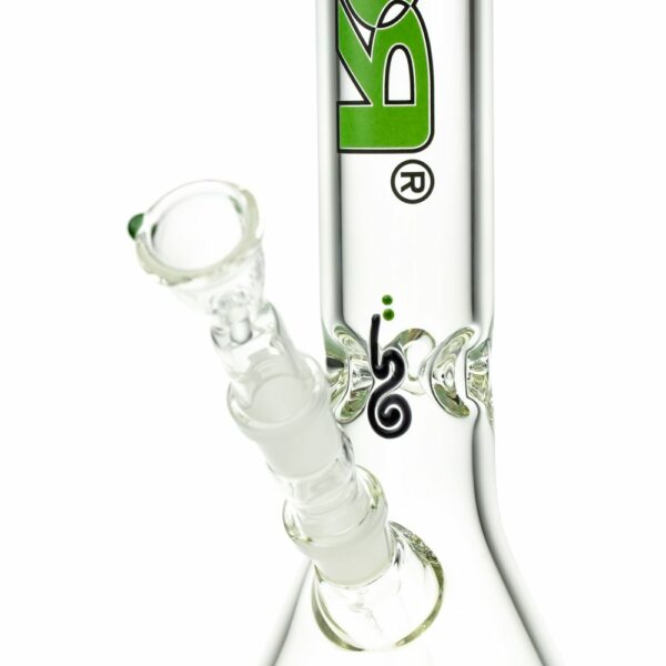 Buy ROOR Little Sista Beaker Base 7mm Glass Ice Bong | Rasta | 45cm in australia