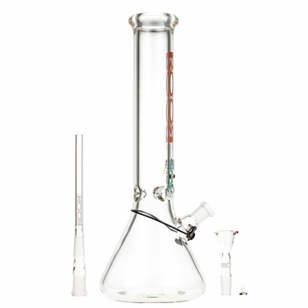 Buy ROOR Little Sista Beaker Base Ice Bong | 7.0mm | Red in australia