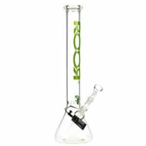 Buy ROOR Little Sista Beaker Base 7mm Glass Ice Bong | Green Logo | 14.5mm in australia