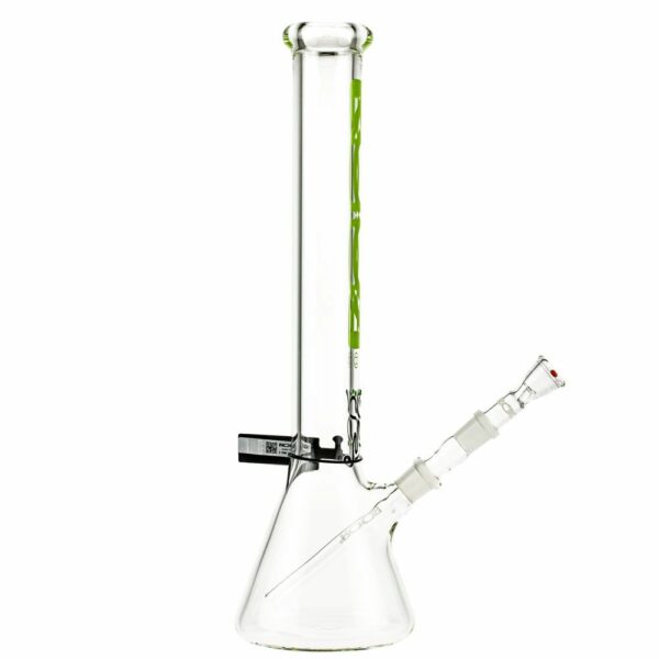 Buy ROOR Little Sista Beaker Base 7mm Glass Bong | Green Logo | 18.8mm in australia