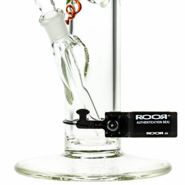 Buy ROOR Little Sista Beaker Base 7mm Glass Ice Bong | Rasta | 45cm in australia