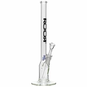 Buy ROOR Snapper 4.0mm Glass Bong Black Logo w/ White Outline | 40cm | 18.8mm in australia