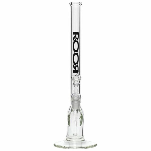 Buy ROOR Snapper 4.0mm Glass Bong Black Logo w/ White Outline | 40cm | 18.8mm in australia