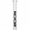 Buy ROOR Snapper 4.0mm Glass Bong Black Logo w/ White Outline | 40cm | 18.8mm in australia