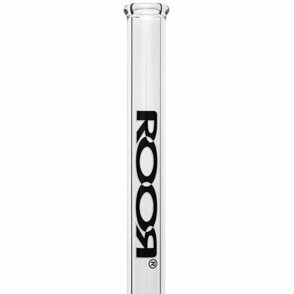 Buy ROOR Snapper 4.0mm Glass Bong Black Logo w/ White Outline | 40cm | 18.8mm in australia