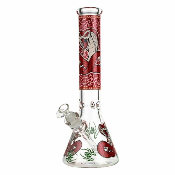 Buy Beaker Ice Bong with Glow in the Dark Cobra Print in australia