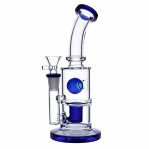 Buy Glass Ball Bubbler with Slitted Perc | 8 Inches in australia