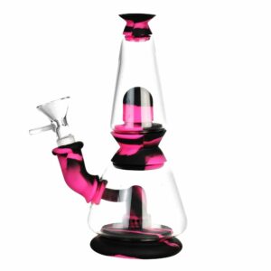 Buy Silicone Dual Chamber Modular Glass Bong in australia