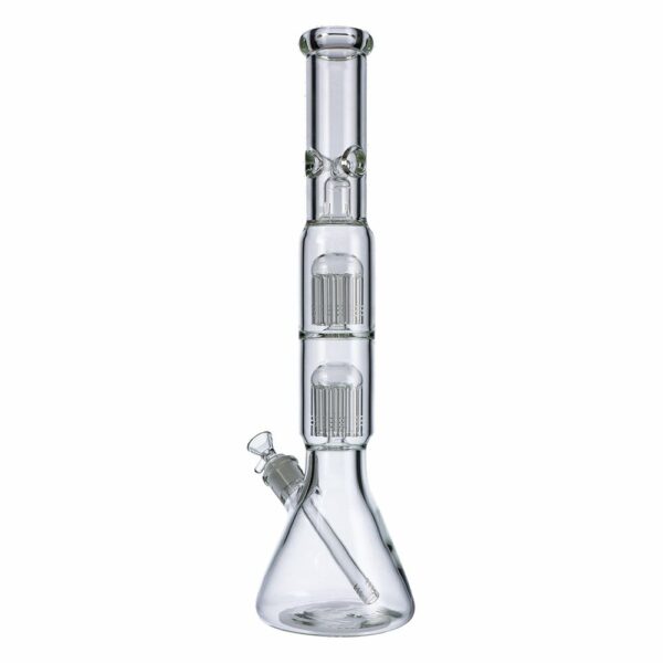 Buy Beaker Base Ice Bong with Double Tree Perc | 19 Inch in australia