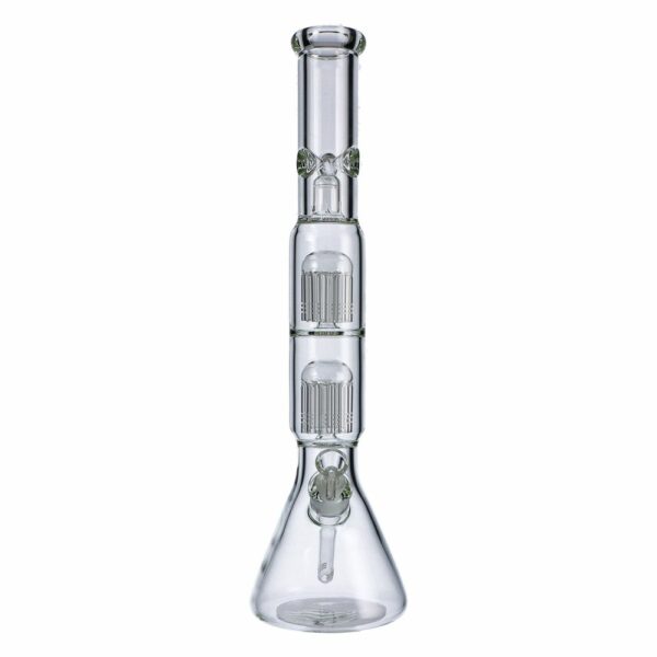 Buy Beaker Base Ice Bong with Double Tree Perc | 19 Inch in australia