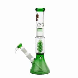 Buy Thug Life OG Series V2 Beaker Base Spiral Perc Ice Bong | Green in australia