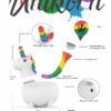 Buy PieceMaker Unikorn Silicone Rainbow Bong in australia