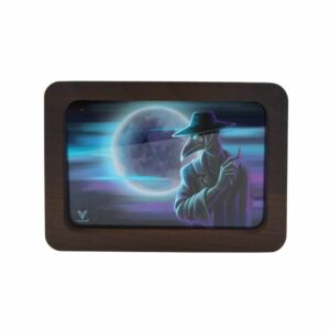 Buy V Syndicate 3D High Def Wood Rolling Tray | Small | Dark Traveler in australia