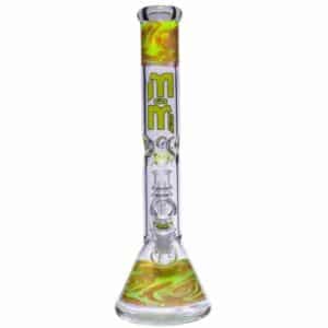 Buy M&M Tech Beaker Ice Bong with 24-Karat Gold Swirl in australia