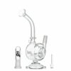 Buy Bio Hazard Glass Micro Dab Rig with Inline Perc | Clear in australia