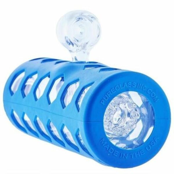 Buy Pure Glass Hydro Guard Water Bottle Bong with Mini Jellyfish Perc in australia